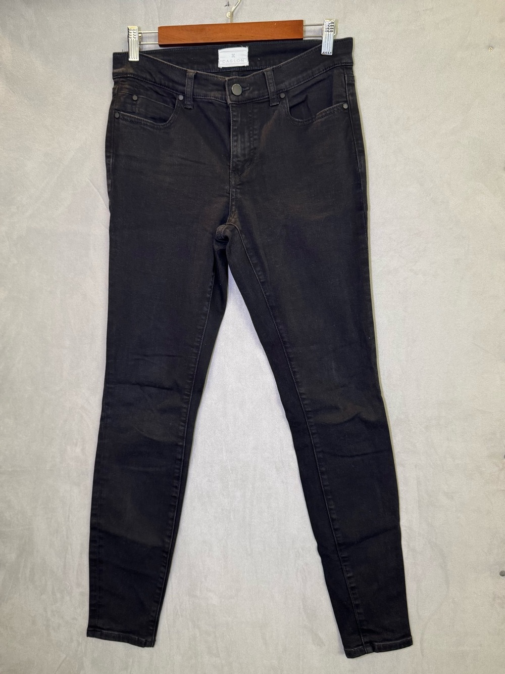 Caslon Black Skinny Jeans Women’s 30 Waist Stretch Mid Rise Slim Leg